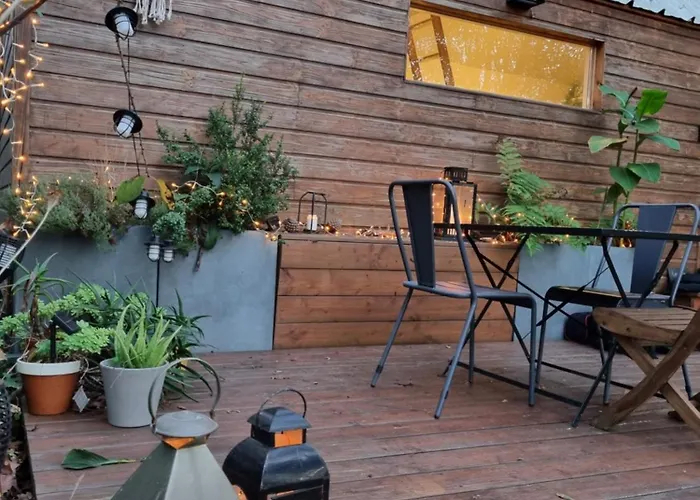 شقة Tiny House Les Nuits Du Verger Couëron